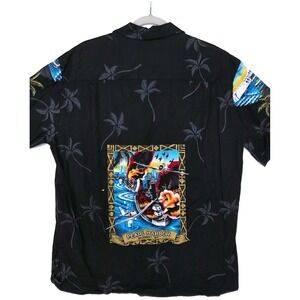 Winnie Fashion Shirt Mens XL Pearl Harbor Short Sleeve Button Front Hawaiian